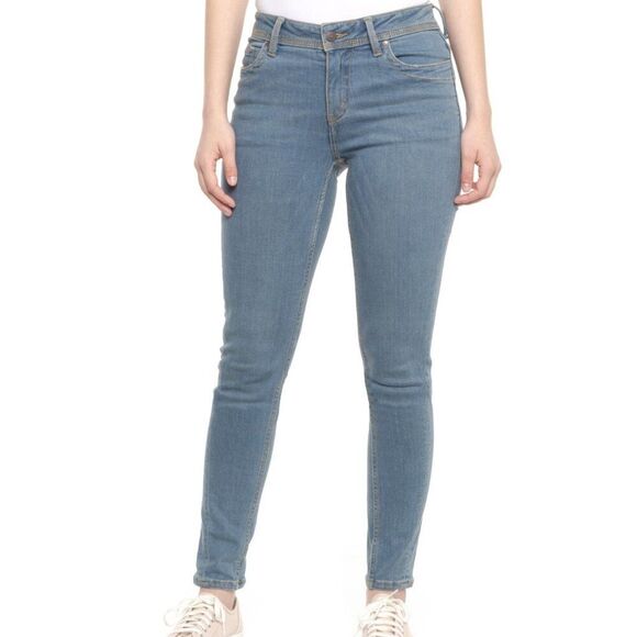Prana Soma Skinny Jeans Medium Wash Classic Blue Stretch Denim Size 4 27 - Picture 1 of 11